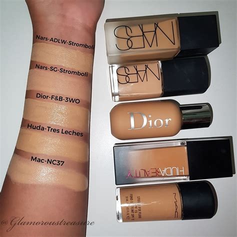 nars vs dior foundation.